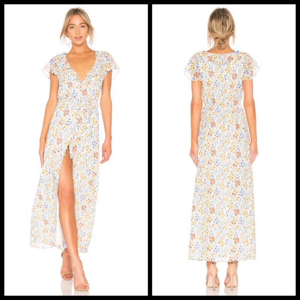 💕L'ACADEMIE💕 The Brisbane Maxi Dress ~ Faye Floral Small